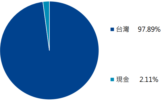 元大台灣中型100ETF基金(0051)區域配置